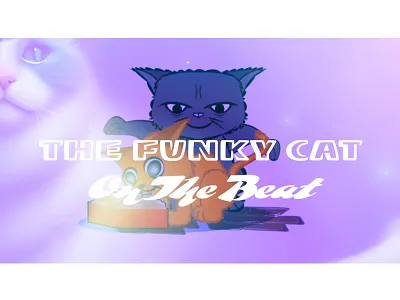 THE FUNKY CAT “ON THE BEAT” – SONG & MUSIC VIDEO animation illustration music