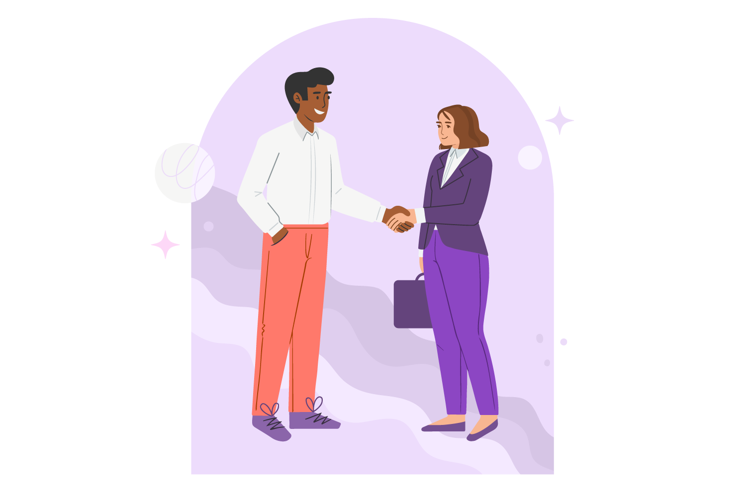 Business Partners by Julie Mash on Dribbble