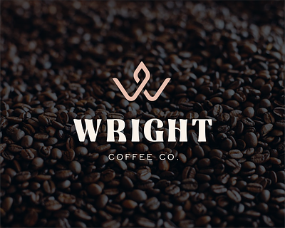 Wright coffee co - Brand & packaging design abstract logo branding coffee logo drop logo icon liquid logo logo logo design monogram monogram logo text logo w logo water logo