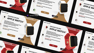 Apple Watch UI app arialysdesign branding creation design graphic design ios red site ui uiweb user userexperience userinterface ux web web design website webui