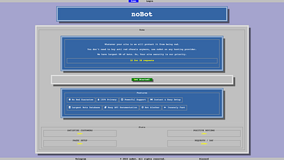 noBot | Antibot Service coding