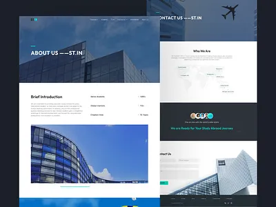 Landing Page 3 about us contact us home page landing page ui ui design ui ux ux web web design web page