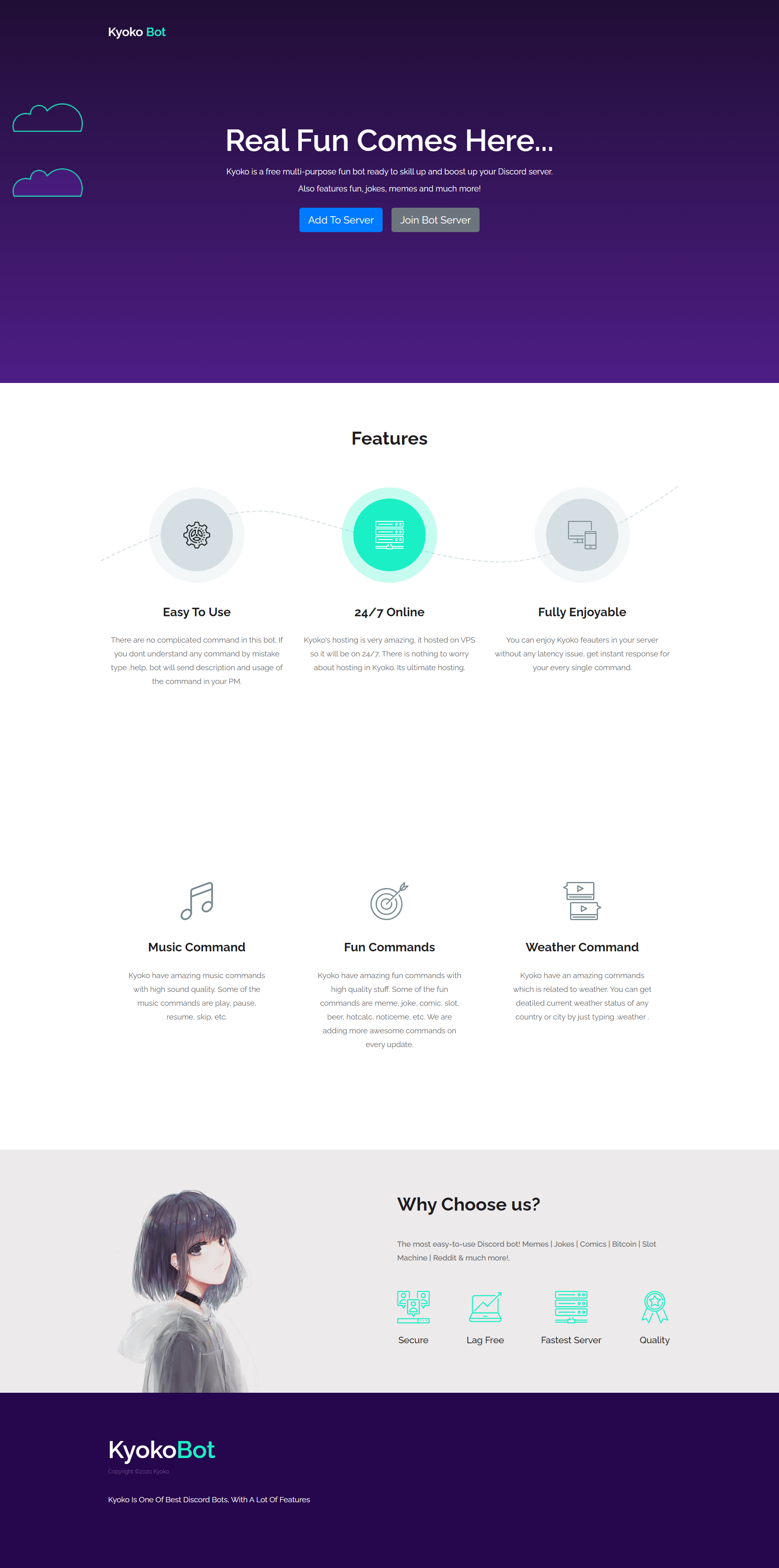 Kyoko | Discord Bot coding