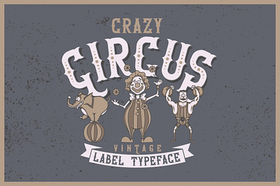 Crazy Circus typeface app branding design graphic design illustration logo typography ui ux vector