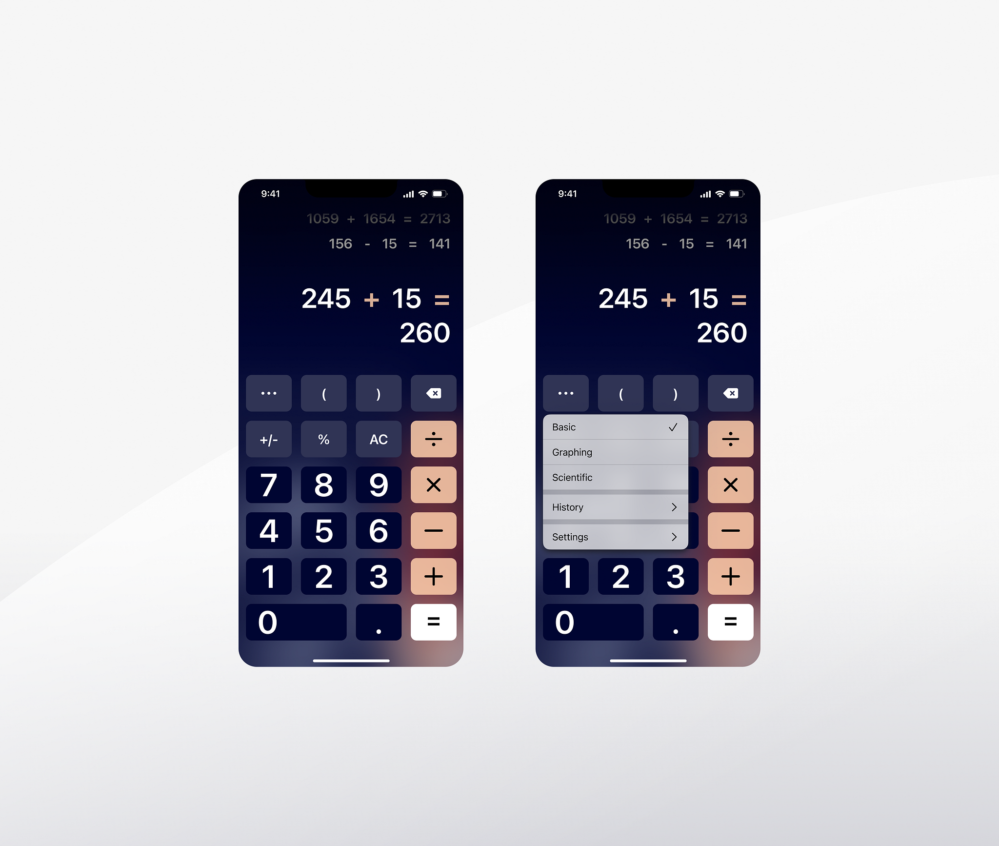 Calculator by tim hehn on Dribbble