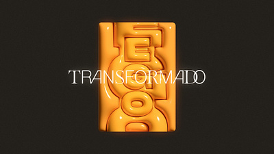 Ego Transformado 3d art bubble ego ego transformado inflate poster transformed ego typography yellow