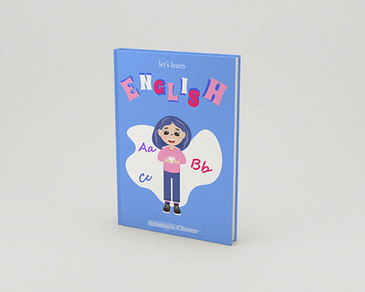 Cover for children's book in English adobe illustrator book children cover design english flat graphic design vector