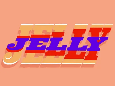 Feelin Jelly animation design illustration letters motion graphics shapes type typography