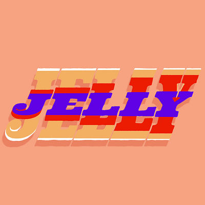 Feelin Jelly animation design illustration letters motion graphics shapes type typography