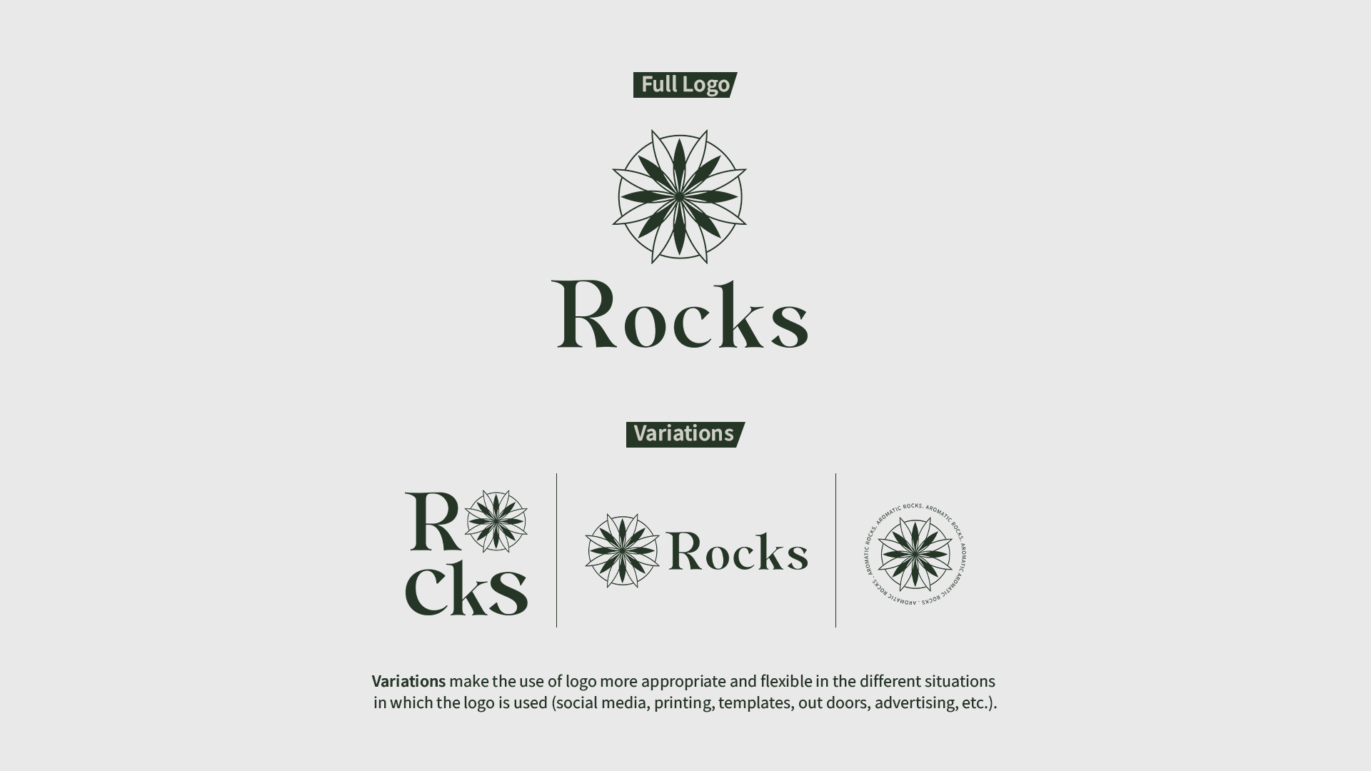 Rocks Logo Design By Mohamed Qandel On Dribbble