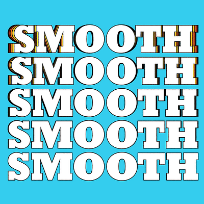 Smooth animation design graphic design illustration motion graphics shapes type typography