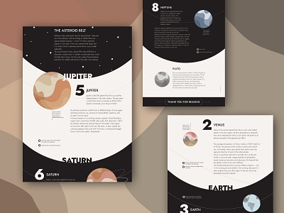 Long read about the solar system design graphic design illustration logo typography ui ux vector