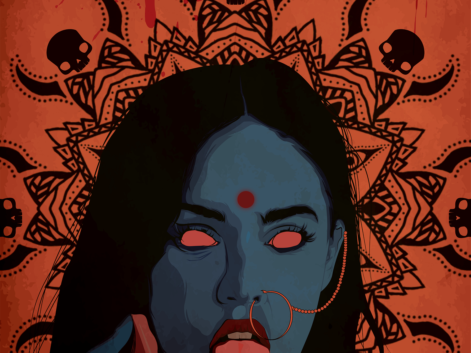 Kali Unleashed by Ramesh Kishan on Dribbble