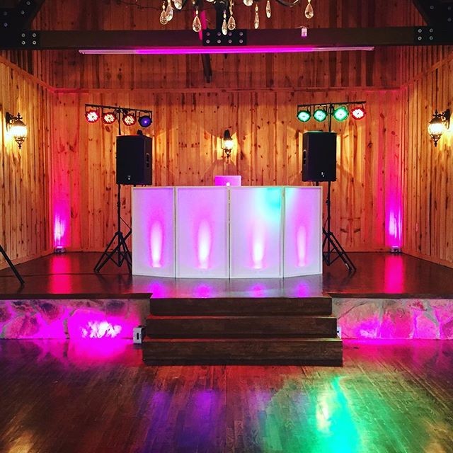 wedding dj stage setup