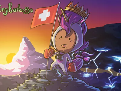 Kreepy Kritters NO.8 art artwork cartoon digital art digital illustration drawing illustration mountains