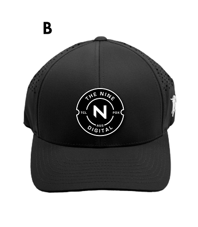 The Nine hat logo design branding graphic design