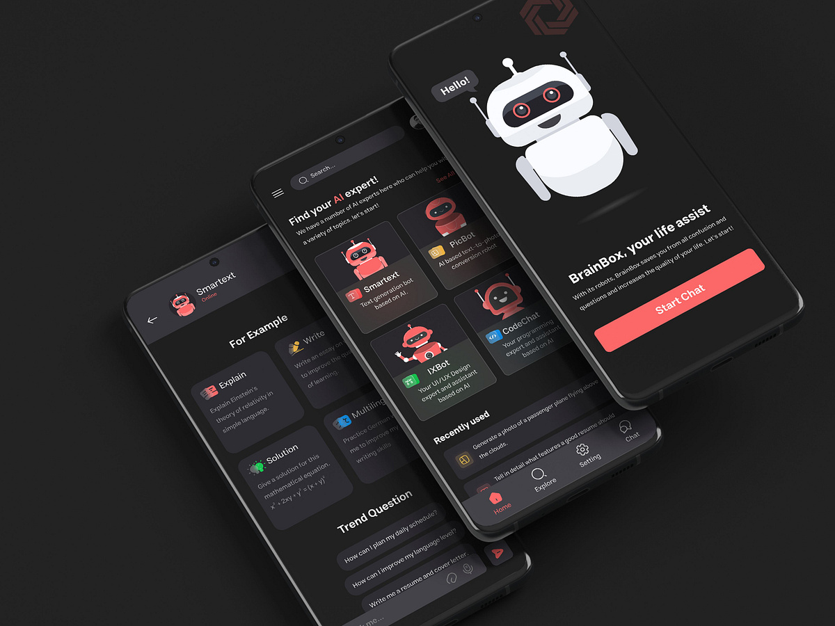 Browse thousands of Ai Chat App images for design inspiration | Dribbble