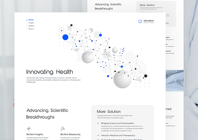 Health technology website design hospital website ui ux