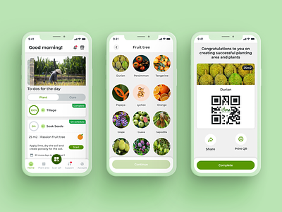 Gardening App android app gardening graphic design ios productdesign ui ux