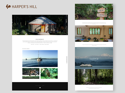Harper's Hill build design ui ux website