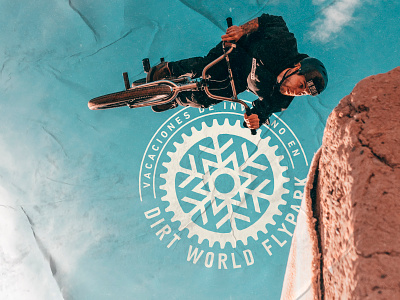 TBT#6 argentina badge bmx branding bycicle dirt extreme illustration jump logo paper snow sports sticker texture winter