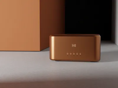 HarmoniQ 3d 3dmodeling blender brand branding brending cube design dynamic logo modeling product product design render sound speaker web design