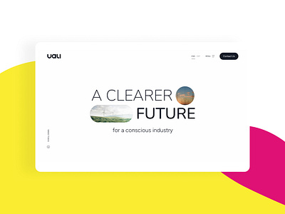 Uali | A web for a clearer future animation branding design graphic design ui ux web website