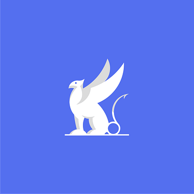 Griffin. animal griffin logo mark mythic