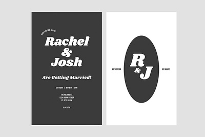 R&J invite wedding