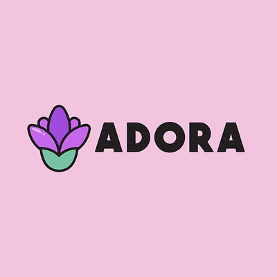 ADORA brand brand identity branding design graphic design illustration illustrator logo logo design