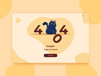 404 Page - Cat illustration design graphic design illustration typography ui ux vector