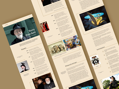 Longread about Terry Pratchett #3 design graphic design illustration typography ui ux vector