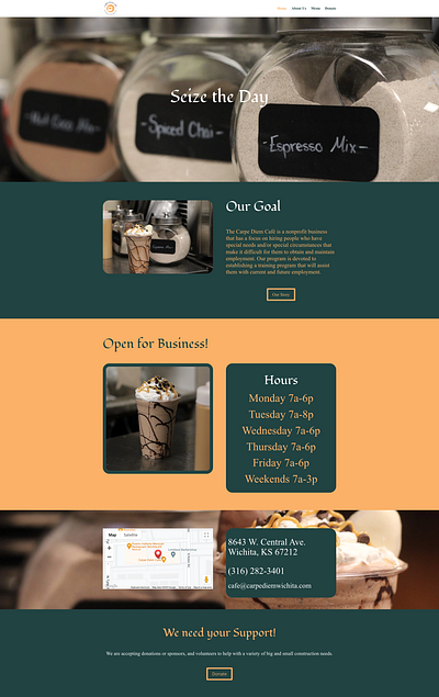 The Project that Launched my Business! design local non profit simple ui web design web development