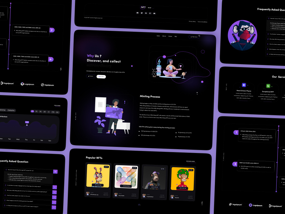 NFT World Landing page design creative design agency figma inspiration landing page morhover nft nft landing page nft token nft web nft web 3.0 nft web ui online business ui ui trends ux visual designer web layout web ui website