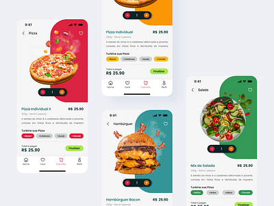 Food Delivery Marketplace - Cart app design graphic design ui ux