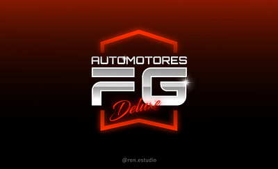 Automotores FG Deluxe Logo Design branding design illustration logo