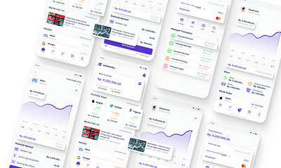 Sahamku UI Mobile App ui ui design ui mobile apps ui mobile apps financial uiuxdesign