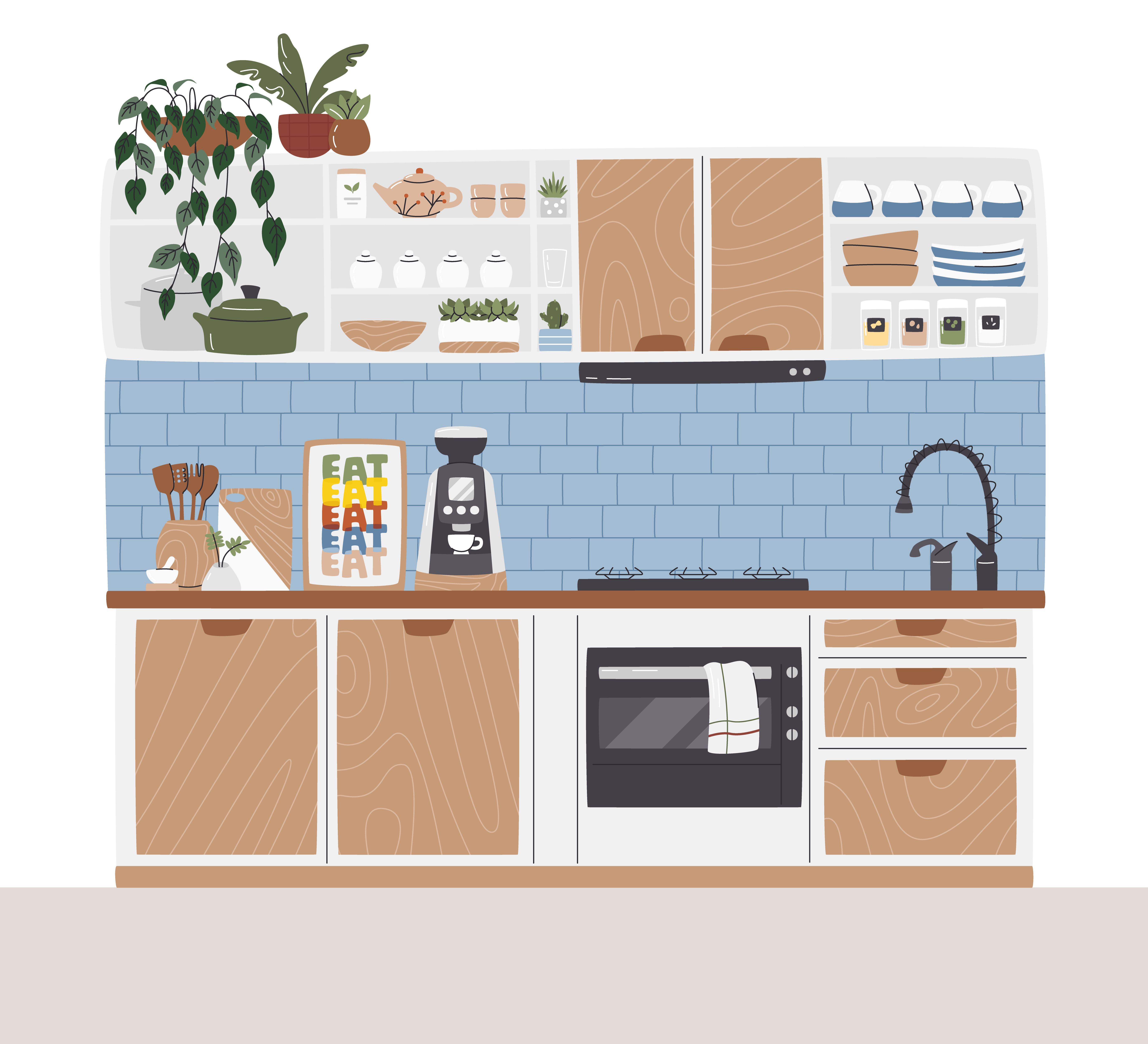 Browse thousands of Kitchen Set images for design inspiration | Dribbble