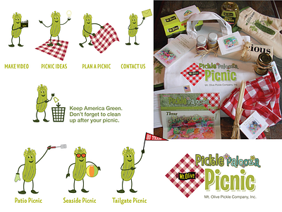 Pickle Palooza Picnic – MOP branding design graphic design icons illustration logo vector