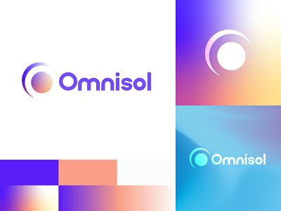 Omnisol-web development company logo brand design brand identity branding company logo design logo minimal modern logo omni power sol sun logo tech web web development