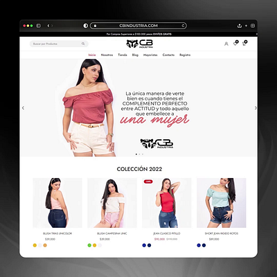 Shop CB INDUSTRIA - Tienda Virtual design ecommerce shop tienda virtual tienwi ux
