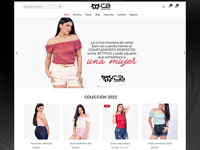 Shop CB INDUSTRIA - Tienda Virtual design ecommerce shop tienda virtual tienwi ux