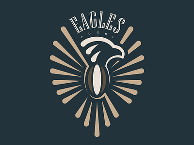 #dailylogochallenge - Sports - Eagle Rugby branding design graphic design logo typography vector