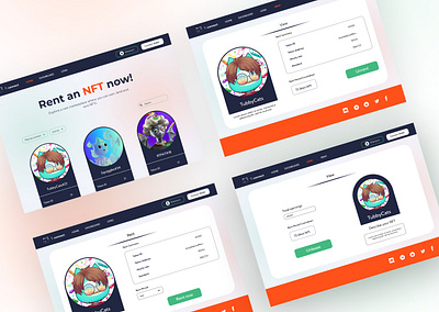 T - connect: NFT Website Design blockchain branding crypto cryptocurrency design illustration landing page logo nft ui uiux website website design