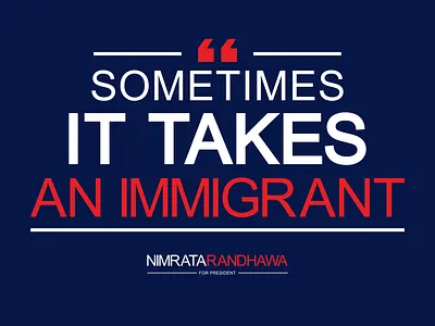 Nikki Haley's Campaign Satire affinity amateur design nikki haley political president pronouns satire typography usa