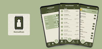 Ramadhan App app design typography ui ui design ux