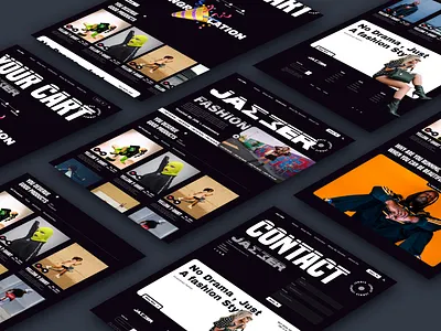 Jammer A street Wear brand branding design graphic design illustration logo street wear sunning design typography ui ux vector website