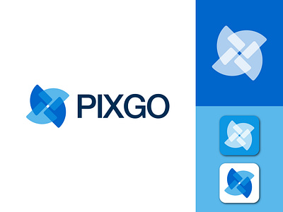 Logo for Pixgo, Cash, Crypto, Blockchain - Unused a b c d e f g h i j k l m n o p abstract logo b c f h i j k m p q r u v w y z blockchain brand identity crypto logo ecommerce fintech free hire logo designer it logo logo design logo designer logo ideas logo inspirations simple software symbol tech logo technology