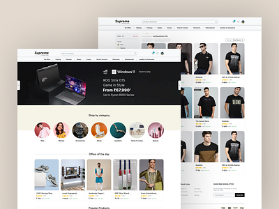 E-commerce Website UI | Equitysoft design e commerce e commerce websites fashion logo template ui uiux website website ui