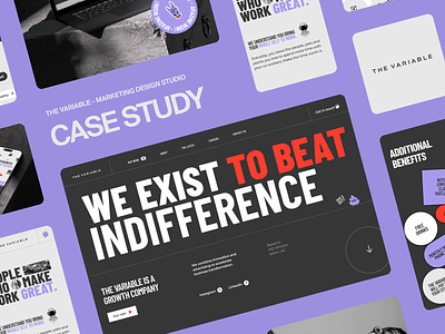 The Variable Website Case Study animation case study css design development front end halo lab hero interface nocode product scroll ui ux web webflow website